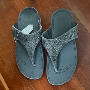 Fitflop Gray Studded Women's Sandals size 8